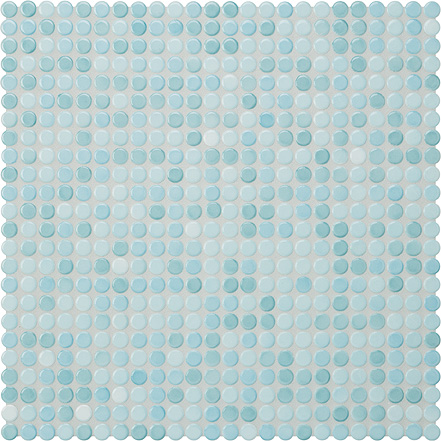 Agrob Buchtal Jasba Loop Mosaik aquablau hell glänzend 1cm
